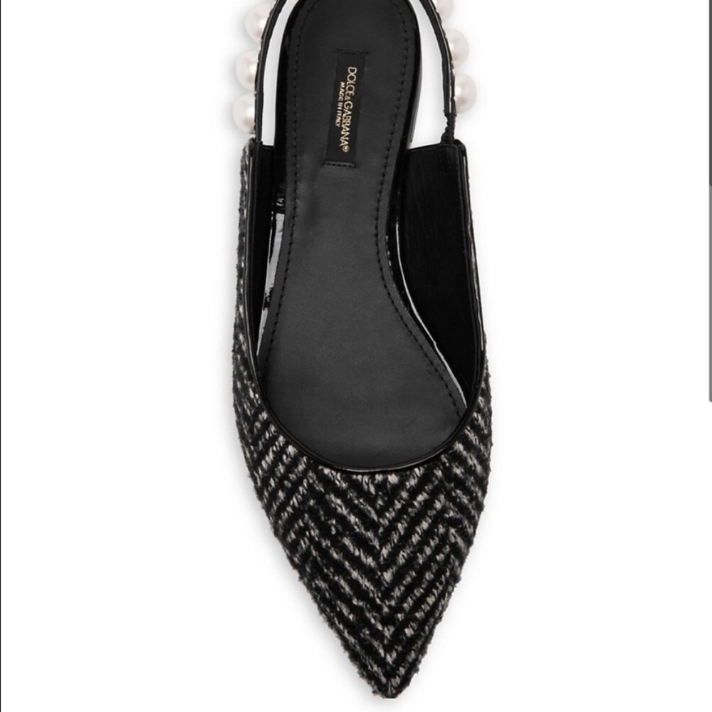 Dolce and Gabbana Tweed flats - Picture 4 of 7